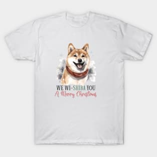 Shiba Inu Cute Christmas Gift, Pun Quote Meme Humor T-Shirt